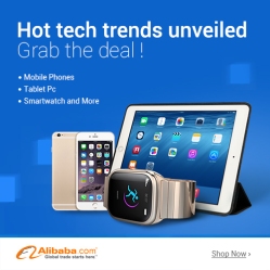 Alibaba electronics banner ad